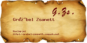 Grébel Zsanett névjegykártya